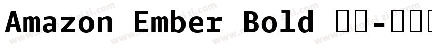 Amazon Ember Bold 下载字体转换